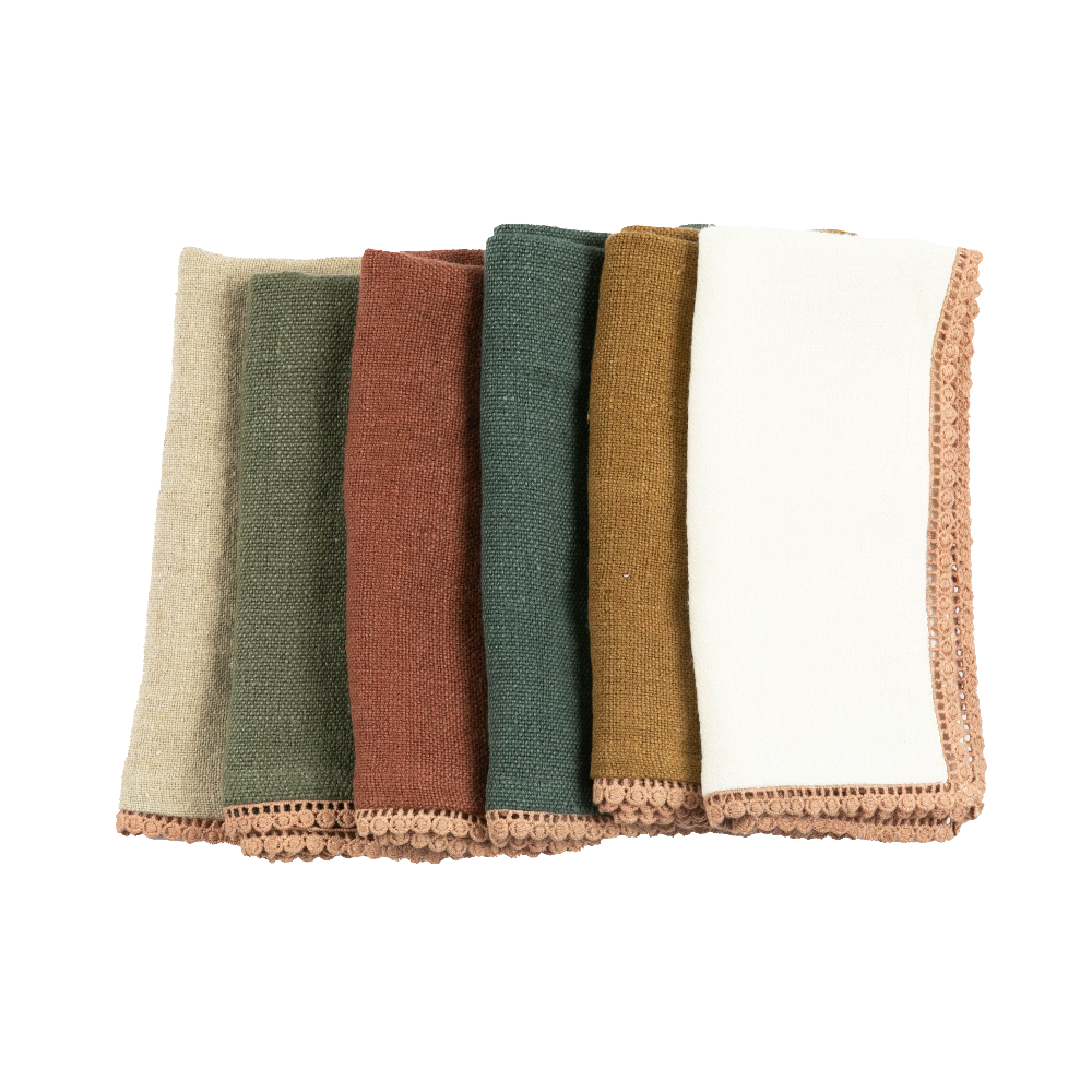 Anika Solid Table Runner - Olive