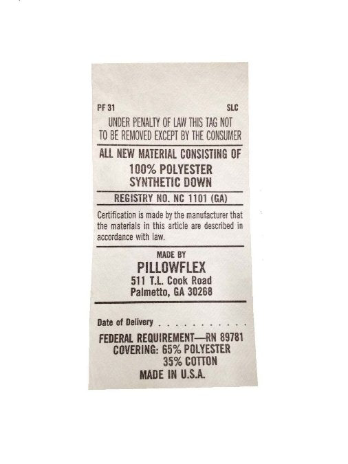 Synthetic Down Alternative Pillow Insert 16 x 26