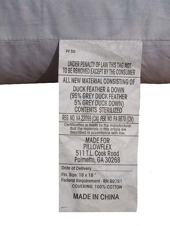 Feather Down Pillow Inserts 22 x 22