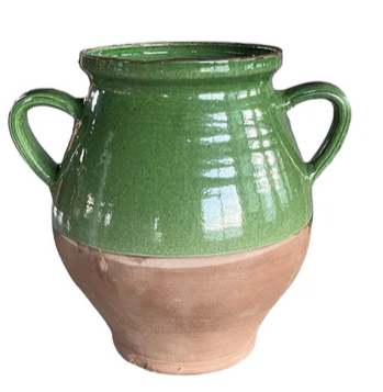 Cottage Crafted 2-Handled Jug Light Green