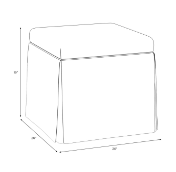 Dyer Storage Ottoman
