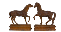 Thoroughbred Horse Left and Right Pair