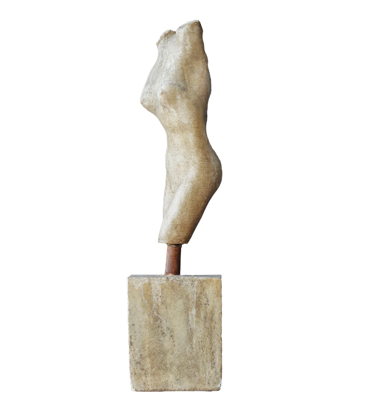 Carved Marble Lady Torso