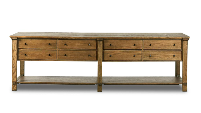 Gardendale Kitchen Island Tan Oak Veneer