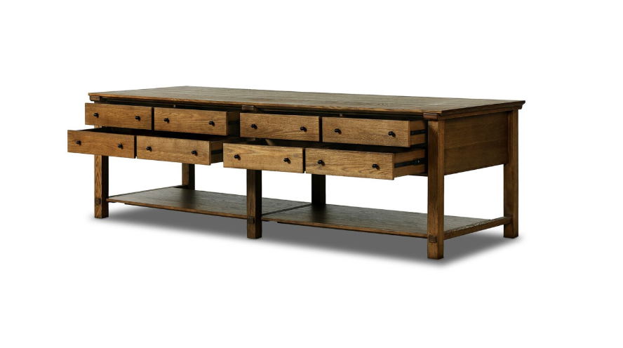 Gardendale Kitchen Island Tan Oak Veneer