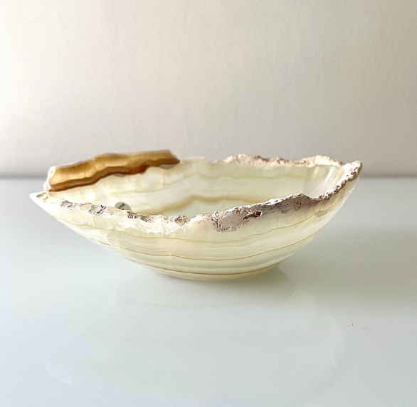 Raw Edged Onyx Bowl