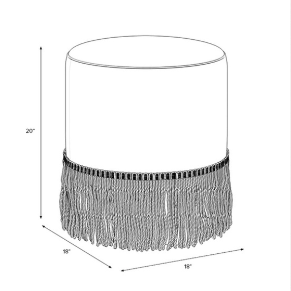 Pierre Fringe Ottoman