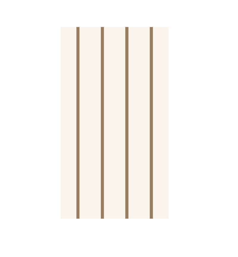 Belmont Stripe Linen Tea Towel - Earth